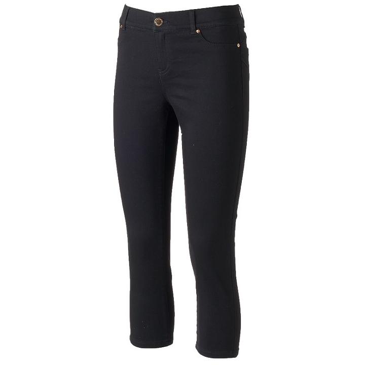 Women's Juicy Couture Flaunt It Skinny Capri Jeans, Size: 10, Oxford