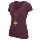 Women's Adidas Arizona State Sun Devils Rhinestone Logo Tee, Size: Xl, Dark Red