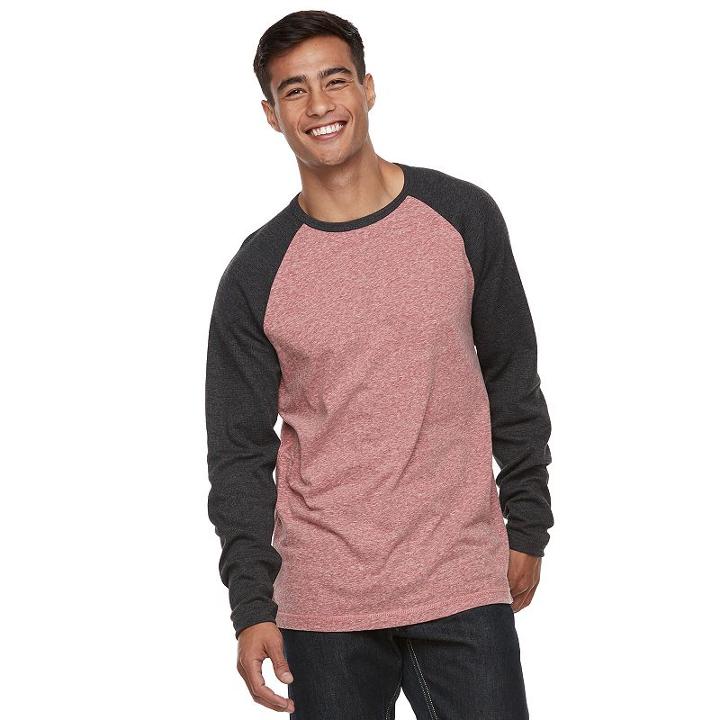 Men's Levi's&reg; Ambia Raglan Tee, Size: Xxl, Dark Red