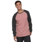 Men's Levi's&reg; Ambia Raglan Tee, Size: Xxl, Dark Red