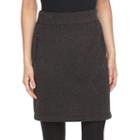 Woolrich Marled Fleece Skirt - Women's, Size: Xxl, Black