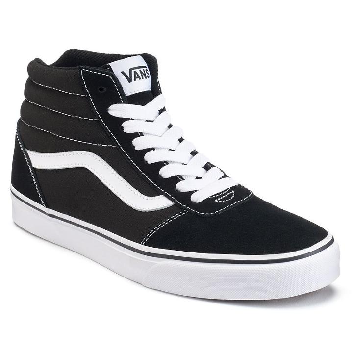 Vans Ward Hi Men's Suede Skate Shoes, Size: Medium (9), Black