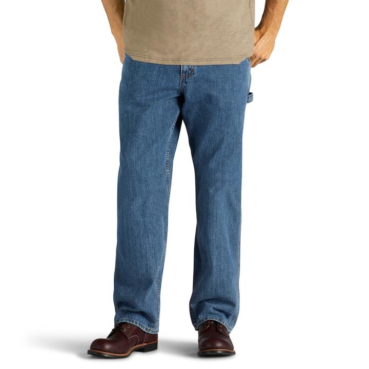 Men's Lee Carpenter Jeans, Size: 34x30, Med Blue