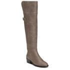 A2 By Aerosoles Mysterious Women's Over-the-knee Boots, Size: Medium (6.5), Light Grey