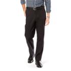 Big & Tall Dockers&reg; Stretch Signature Khaki D3 Classic-fit Flat-front Pants, Men's, Size: 38x38, Black
