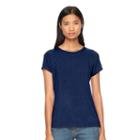 Women's Apt. 9&reg; Essential Crewneck Tee, Size: Large, Dark Blue