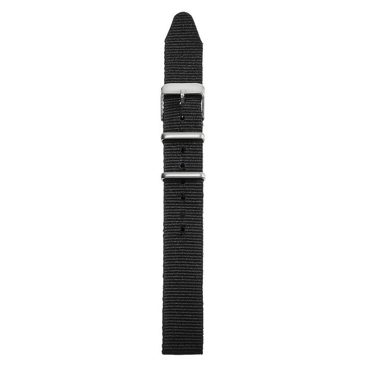 Kreisler Unisex Casuals Nylon Watch Band, Size: 16mm, Black