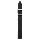 Kreisler Unisex Casuals Nylon Watch Band, Size: 16mm, Black