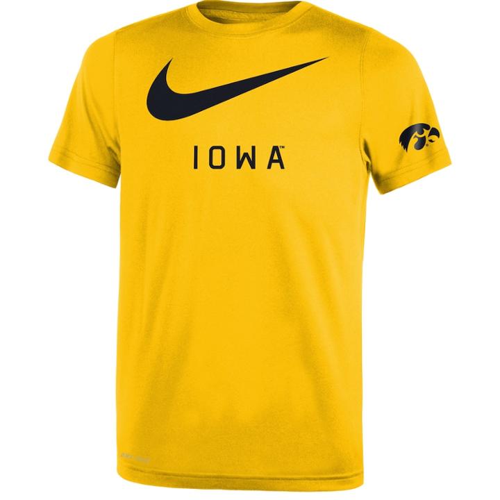 Boys 8-20 Nike Iowa Hawkeyes Legend Dna Tee, Size: M 10-12, Gold