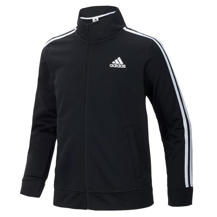 Girls 7-16 Adidas Warm Up Tricot Track Jacket, Size: Large, Black