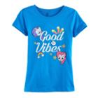 Girls 7-16 My Little Pony Pinkie Pie & Rarity Good Vibes Graphic Tee, Size: Xl, Turquoise/blue (turq/aqua)