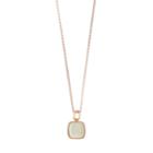 14k Rose Gold Over Silver Moonstone Cushion Pendant Necklace, Women's, Size: 18, White