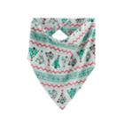 Pet Jammies For Your Families Christmas Tree Fairisle Handkerchief, Kids Unisex, Size: Large, White
