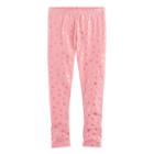 Girls 4-10 Jumping Beans&reg; Long Embellished Leggings, Size: 6, Med Pink