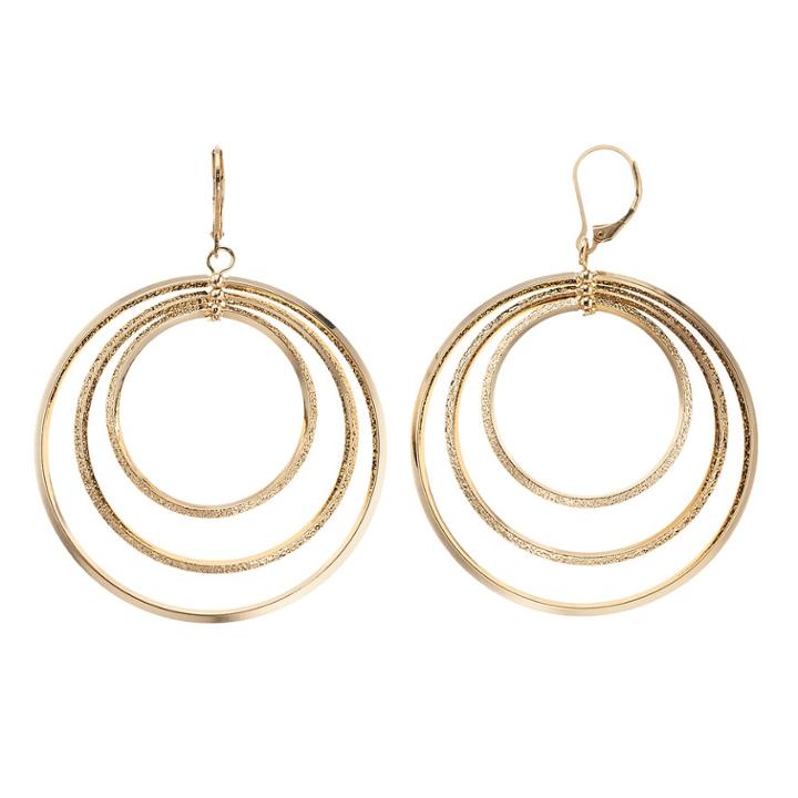 Simply Vera Vera Wang Orbital Hoop Drop Earrings, Women's, Gold