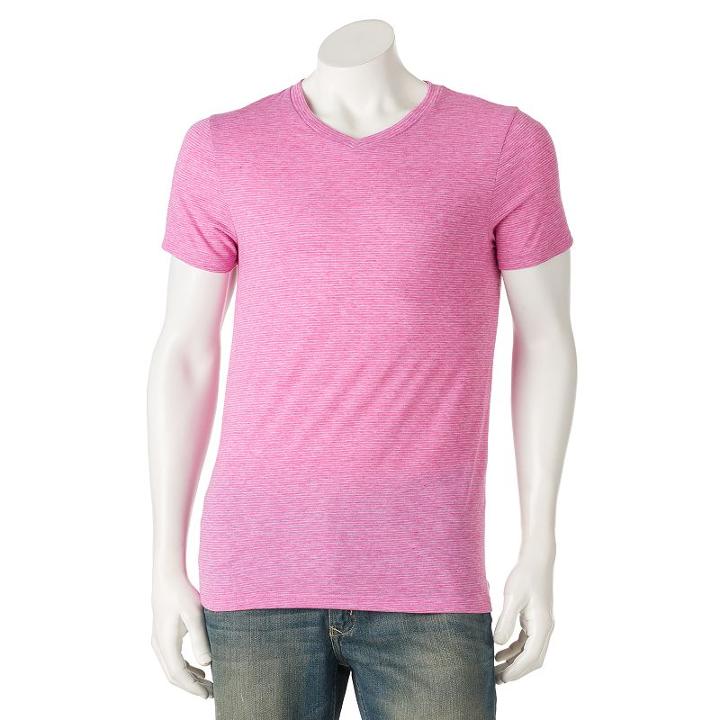 Men's Urban Pipeline&reg; Ultimate Striped Tee, Size: Xxl, Pink