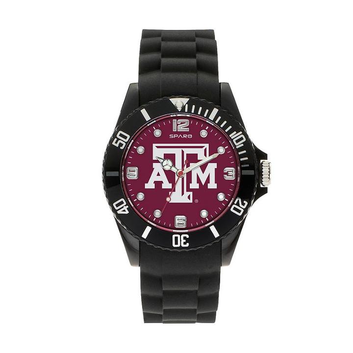 Sparo Men's Spirit Texas A & M Aggies Watch, Black