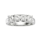Forever Brilliant Lab-created Moissanite 4-stone Wedding Ring In 14k White Gold (9/10 Carat T.w.), Women's, Size: 5