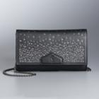 Simply Vera Vera Wang Clustered Envelope Clutch, Women's, Black