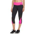 Women's Fila Sport&reg; Reflective Yoga Leggings, Size: Medium, Brt Pink