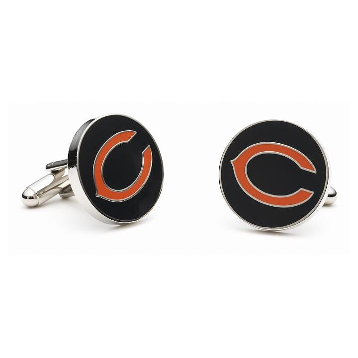 Chicago Bears Cuff Links, Men's, Black