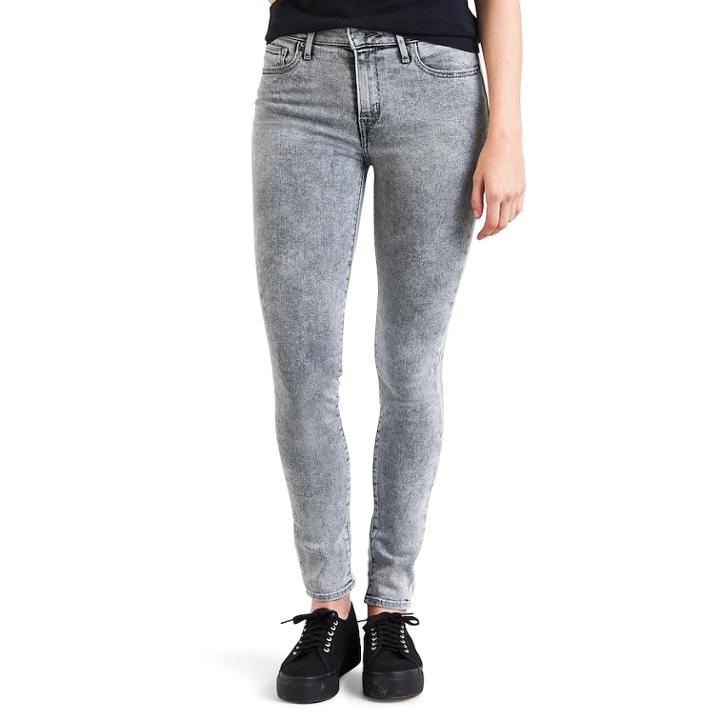Women's Levi's&reg; 721 Modern Fit High Rise Skinny Jeans, Size: 25(us 0)m, Grey
