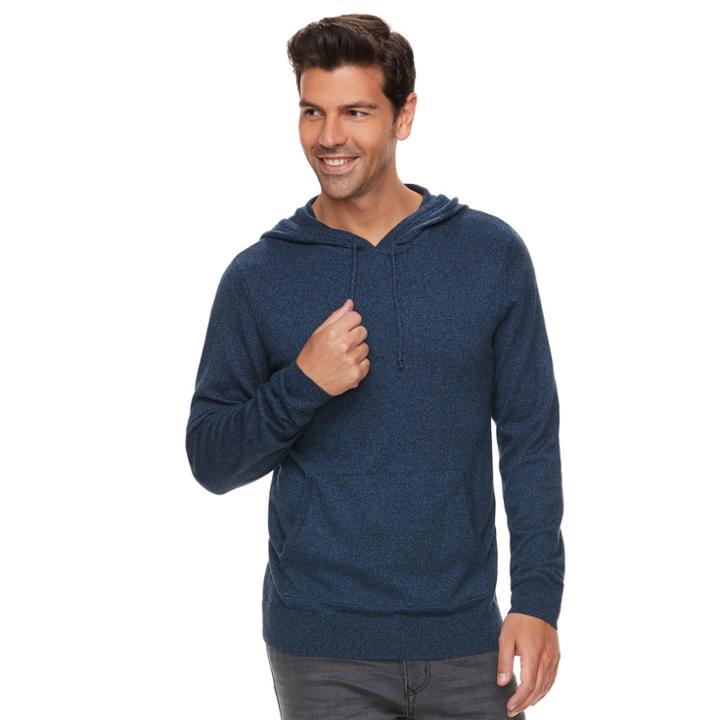 Men's Marc Anthony Slim-fit Soft-touch Modal Pullover Hoodie, Size: Medium, Med Blue