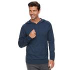 Men's Marc Anthony Slim-fit Soft-touch Modal Pullover Hoodie, Size: Medium, Med Blue
