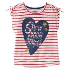 Girls 4-8 Oshkosh B'gosh&reg; Show Your Stripes Heart Graphic Tee, Girl's, Size: 10, Ovrfl Oth