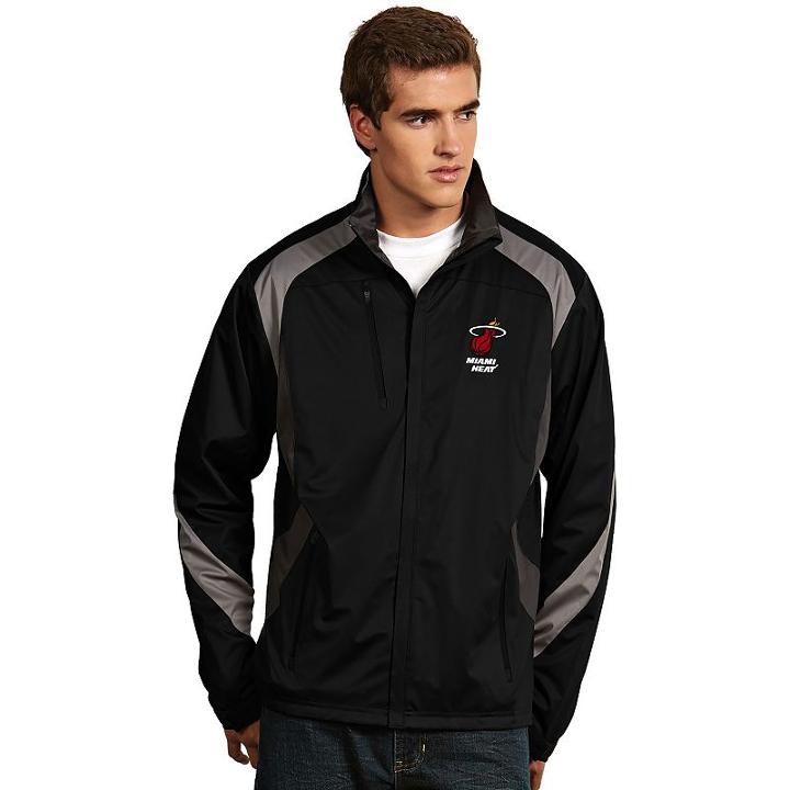 Men's Antigua Miami Heat Tempest Jacket, Size: Xl, Oxford