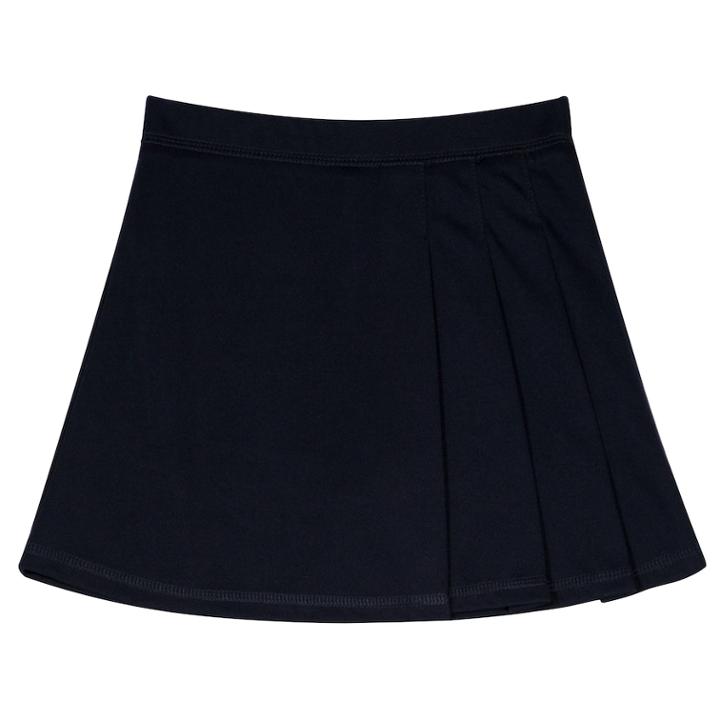 Girls 4-16 Chaps School Uniform Pleated Skort, Size: 12, Blue (navy)