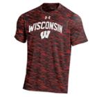 Men's Under Armour Wisconsin Badgers Tech Novelty Tee, Size: Large, Multicolor