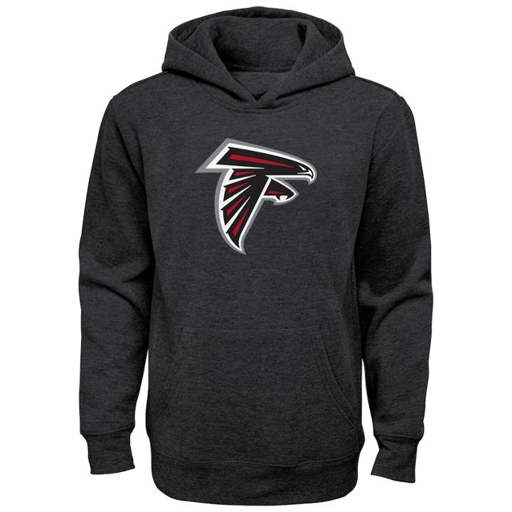 Boys 8-20 Atlanta Falcons Promo Hoodie, Size: M 10-12, Grey (charcoal)