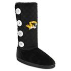 Women's Missouri Tigers Button Boots, Size: Xl, Blue (navy)