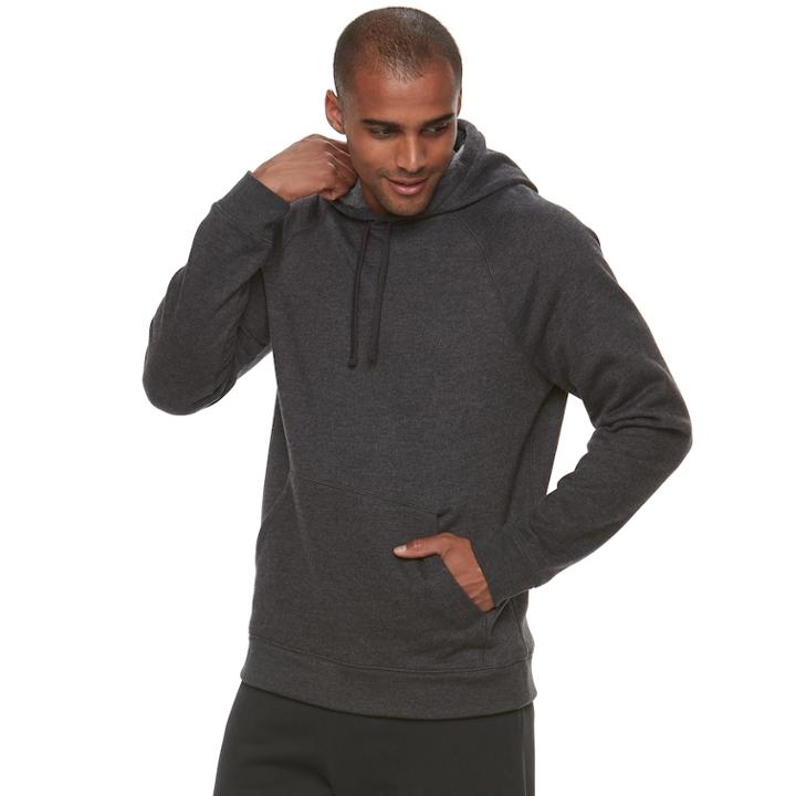 Men's Tek Gear&reg; Ultra Soft Fleece Pull-over Hoodie, Size: Large, Oxford