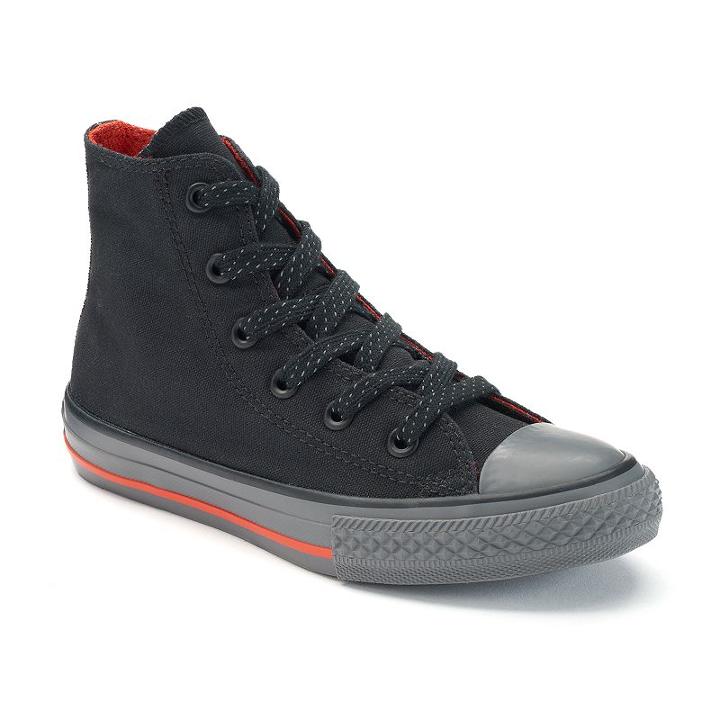 Kid's Converse Chuck Taylor All Star Street Water-resistant High-top Sneakers, Size: 3, Black