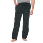 Big & Tall Croft & Barrow&reg; Patterned Microfleece Lounge Pants, Men's, Size: 3xb, Dark Green