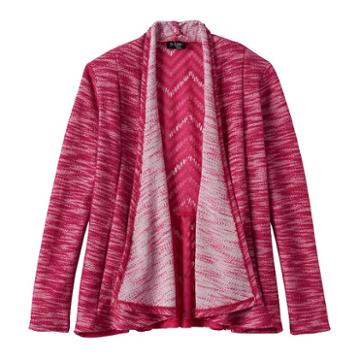 Girls Plus Size 2hip Lace Back Knit Cardigan, Girl's, Size: M Plus, Purple Oth