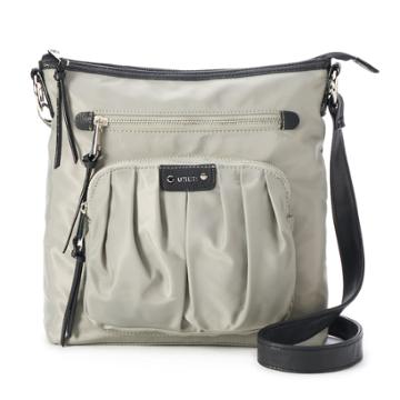 Utiliti By Rosetti Pleated Pocket Convertible Crossbody Bag, Women's, Light Grey