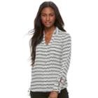 Juniors' Candie's&reg; Trumpet Sleeve Blouse, Teens, Size: Xl, White Oth