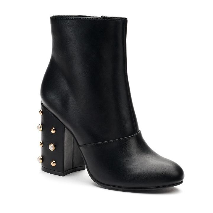 Candie's&reg; Award Women's Ankle Boots, Size: Medium (7), Black