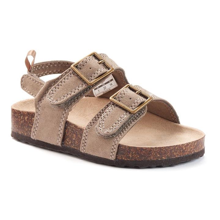 Oshkosh B'gosh&reg; Bruno 3 Toddler Boys' Sandals, Boy's, Size: 11, Lt Beige