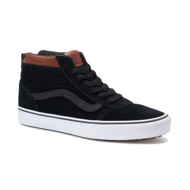 Vans Ward Hi Mte Men's Water Resistant Skate Shoes, Size: Medium (8), Black