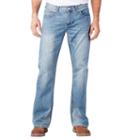 Men's Seven7 Thick-stitch Bootcut Jeans, Size: 32x32, Brt Blue