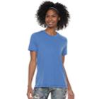 Women's Adidas Yola Short Sleeve Tee, Size: Small 4, Med Blue