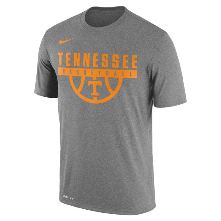 Men's Nike Tennessee Volunteers Dri-fit Basketball Tee, Size: Large, Orange