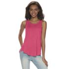 Juniors' Mudd&reg; Racerback Tank Top, Girl's, Size: Small, Med Pink