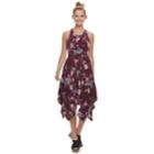 Juniors' Candie's&reg; Lace-up Hanky Hem Maxi Dress, Teens, Size: Large, Red