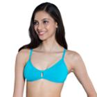 Women's Dolfin Keyhole Bikini Top, Size: Medium, Turquoise/blue (turq/aqua)