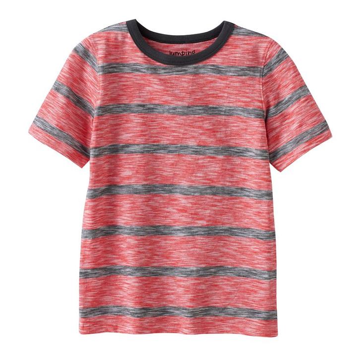 Boys 4-10 Jumping Beans&reg; Striped Space-dyed Tee, Boy's, Size: 4, Med Red
